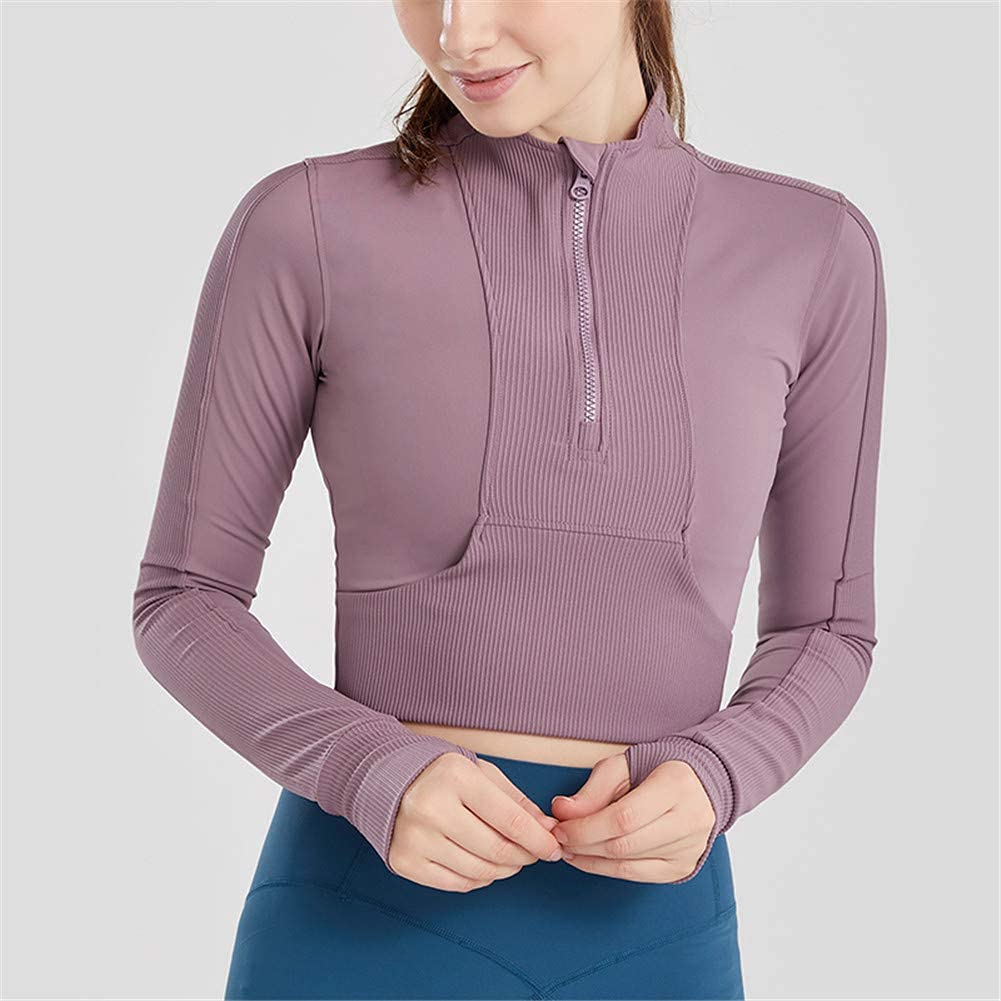 Women's Lightweight Stretchy Athletic Jacket - Full Zip Running & Workout Track Jacket for Gym, Yoga & Outdoor Sports