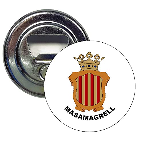 ASTUR PINS - Premium Bottle Opener with SHIELD MASAMAGRELL VALENCIA Design - Beer & Can Opener for Men, Unique Gifts for Friends, Kitchen Gadgets & Bar Accessories - Perfect for Home Bars, Parties, Camping & Outdoor Adventures
