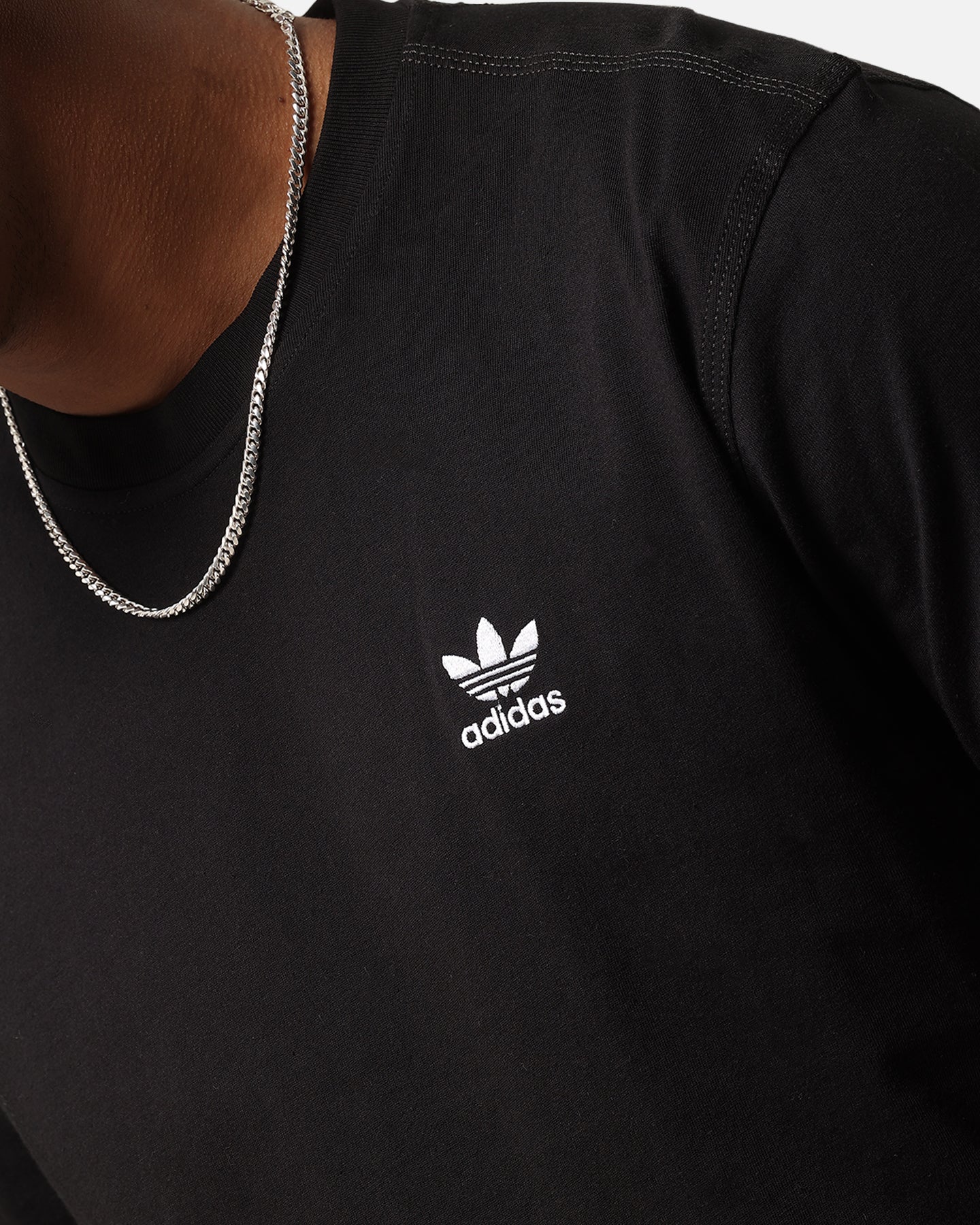 Adidas Essentials Men's T-Shirt - Black Cotton Short Sleeve Tee for Casual Wear, Gym & Everyday Outfits