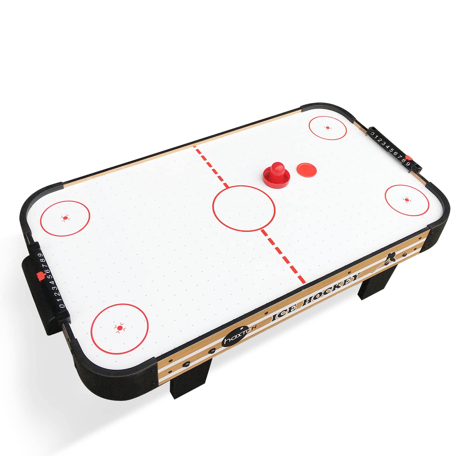 Best Kids Air Hockey Table Game Set - Fun Tabletop Ice Hockey for Kids & Adults with 2 Pushers & 2 Pucks - Commercial Grade Indoor Hockey Game for Family Game Night & Birthday Parties