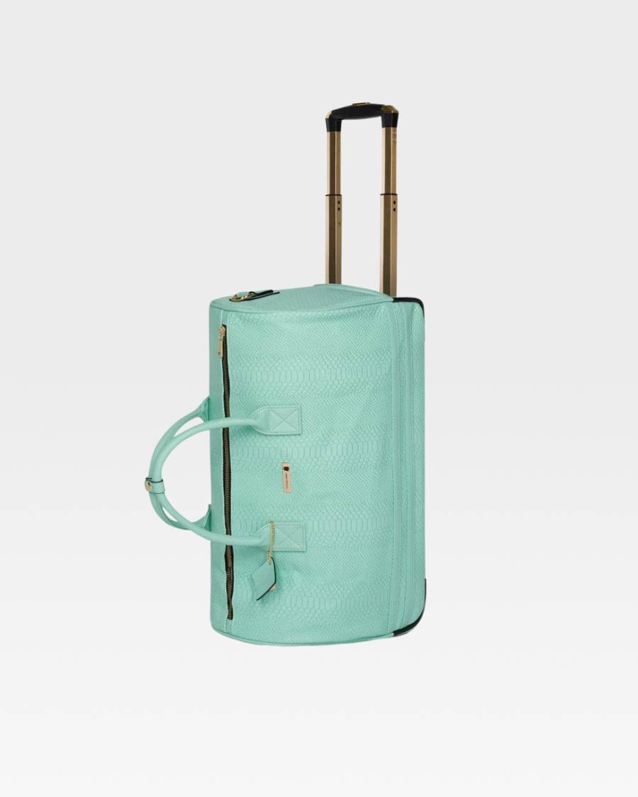 Apollo 1 Travel Backpack & Rolling Duffle Bag Set - Mint Green Carry-On Luggage for Business Trips, Gym, Weekend Getaways & Air Travel