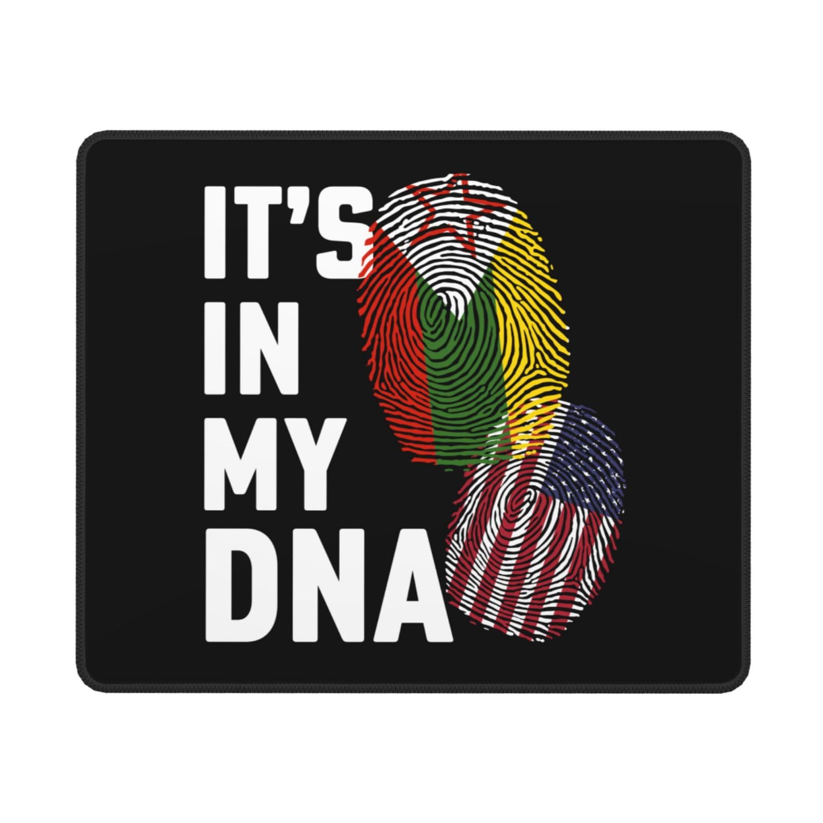 Shan State National Army DNA Design Mouse Pad - Non-Slip Rubber Base, 10x12 Inch Square Waterproof Office Desk Mat for Laptop & Computer - Perfect for Work, Gaming & Home Office Use