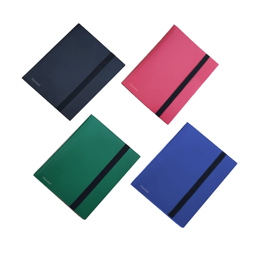 9-Pocket Trading Card Binder Album - Standard Size for Pokémon, MTG & Sports Cards - Holds 360 Cards (20 Pages) - Durable & Portable for Collectors, Tournaments & Storage (Red)