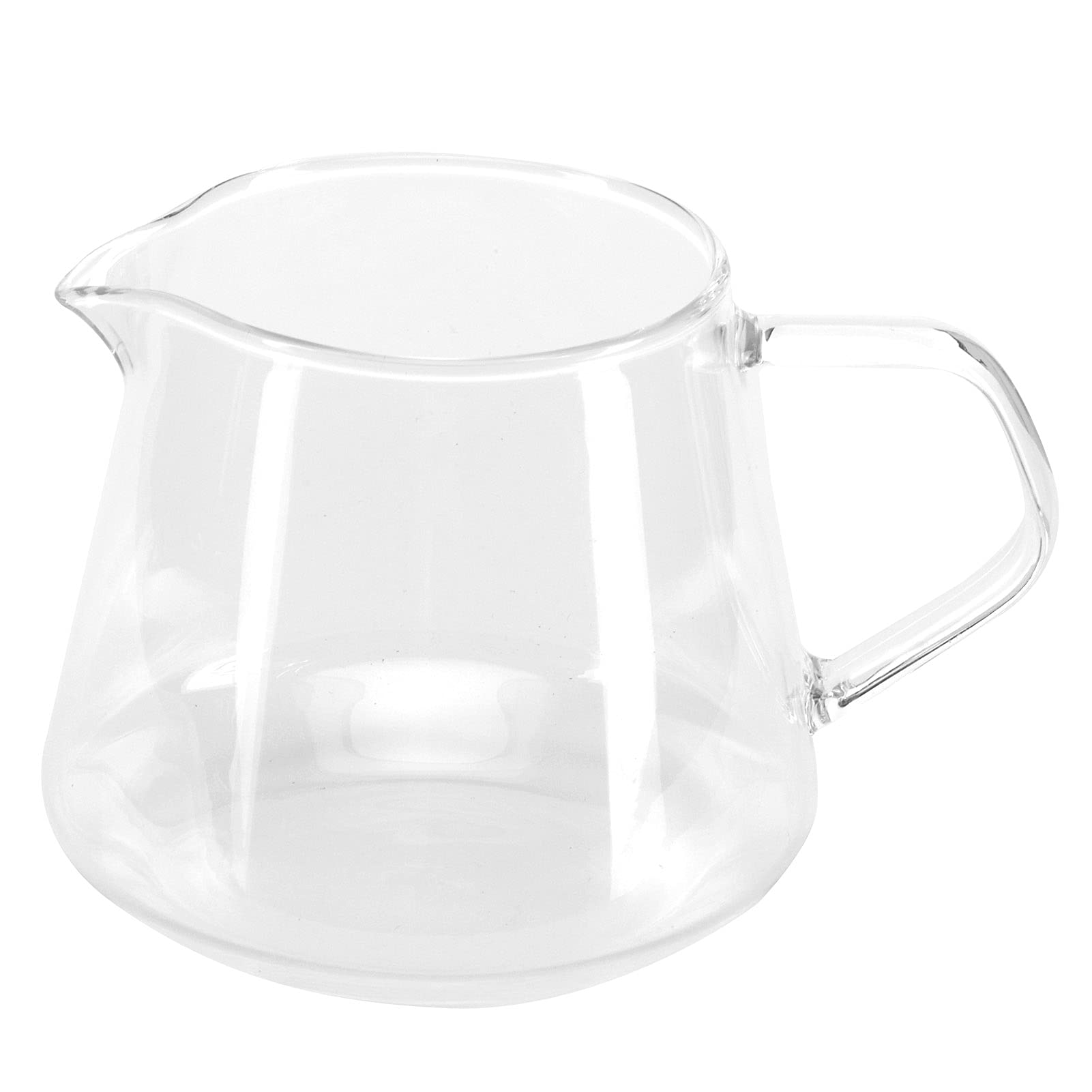 Alvinlite Clear Borosilicate Glass Coffee Cup with Handle - Heat Resistant, Durable Tea & Milk Drinking Cup - Perfect for Home, Office, and Cafe Use
