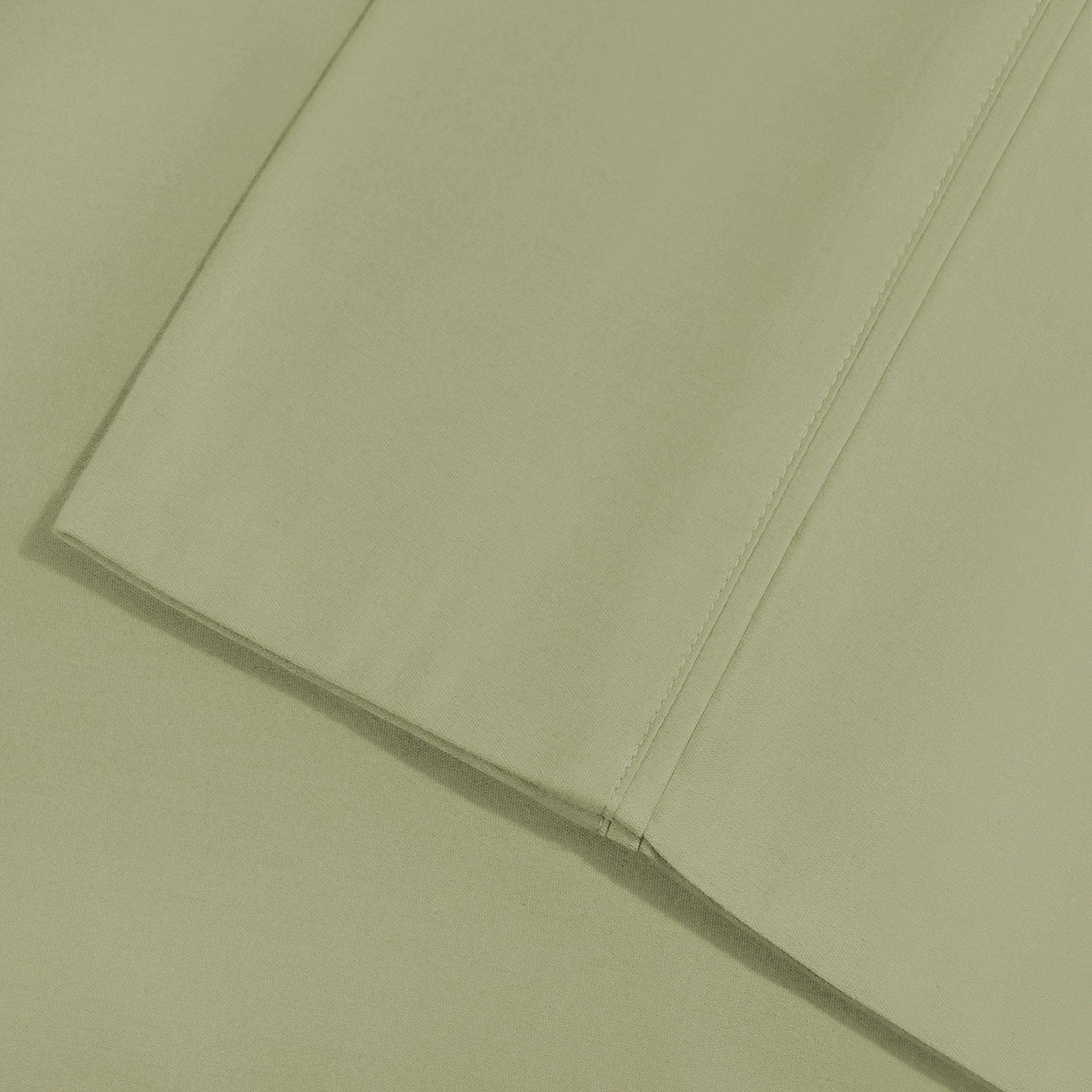 600 Thread Count Cotton Blend Solid Deep Pocket Sheet Set - Ultra Soft & Breathable Bed Sheets for Queen & King Size Beds - Perfect for Luxury Bedroom & Hotel Use