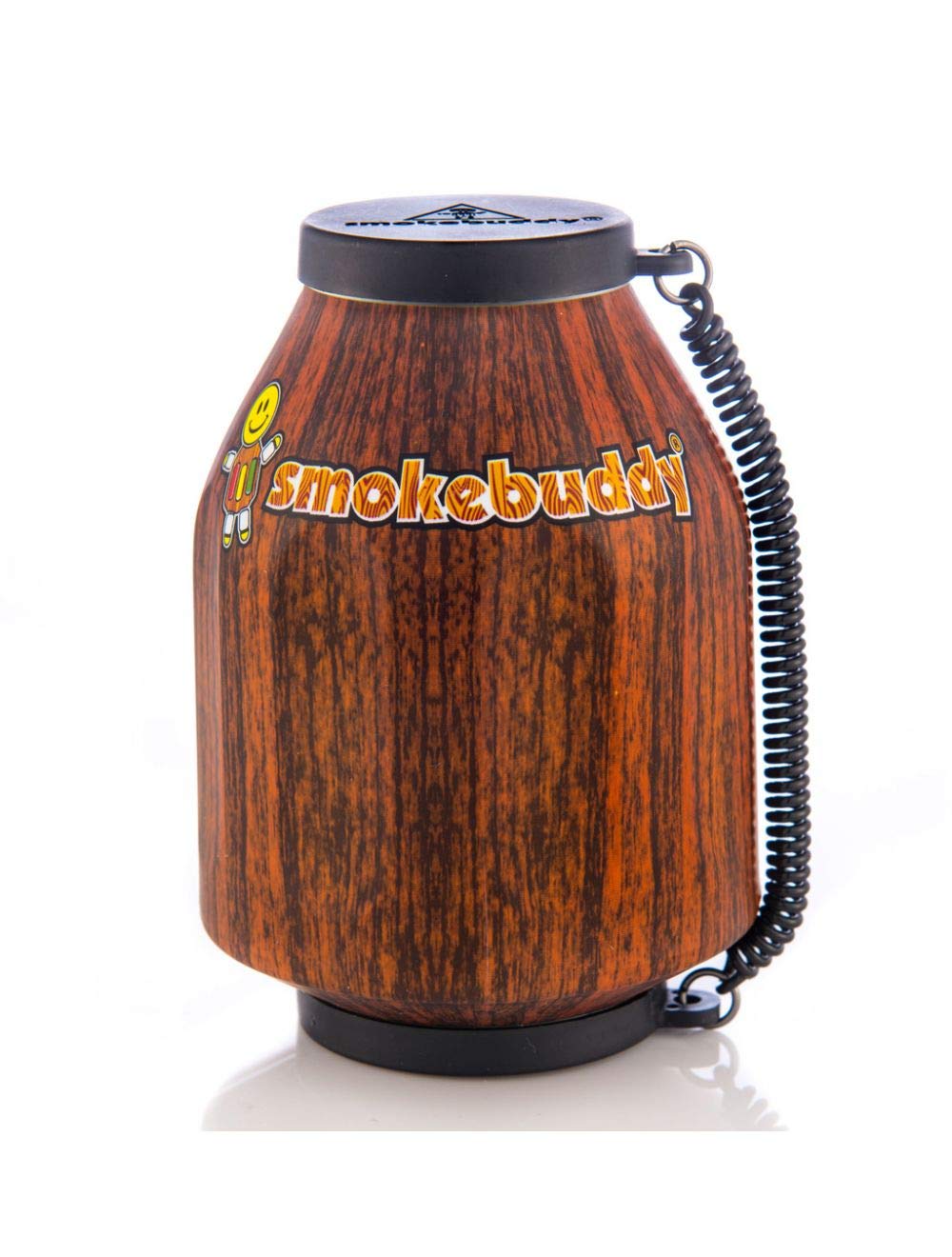 Original Smokebuddy Personal Air Filter with Wood Detailing - Portable Smoke Eliminator for Home, Travel & Outdoor Use