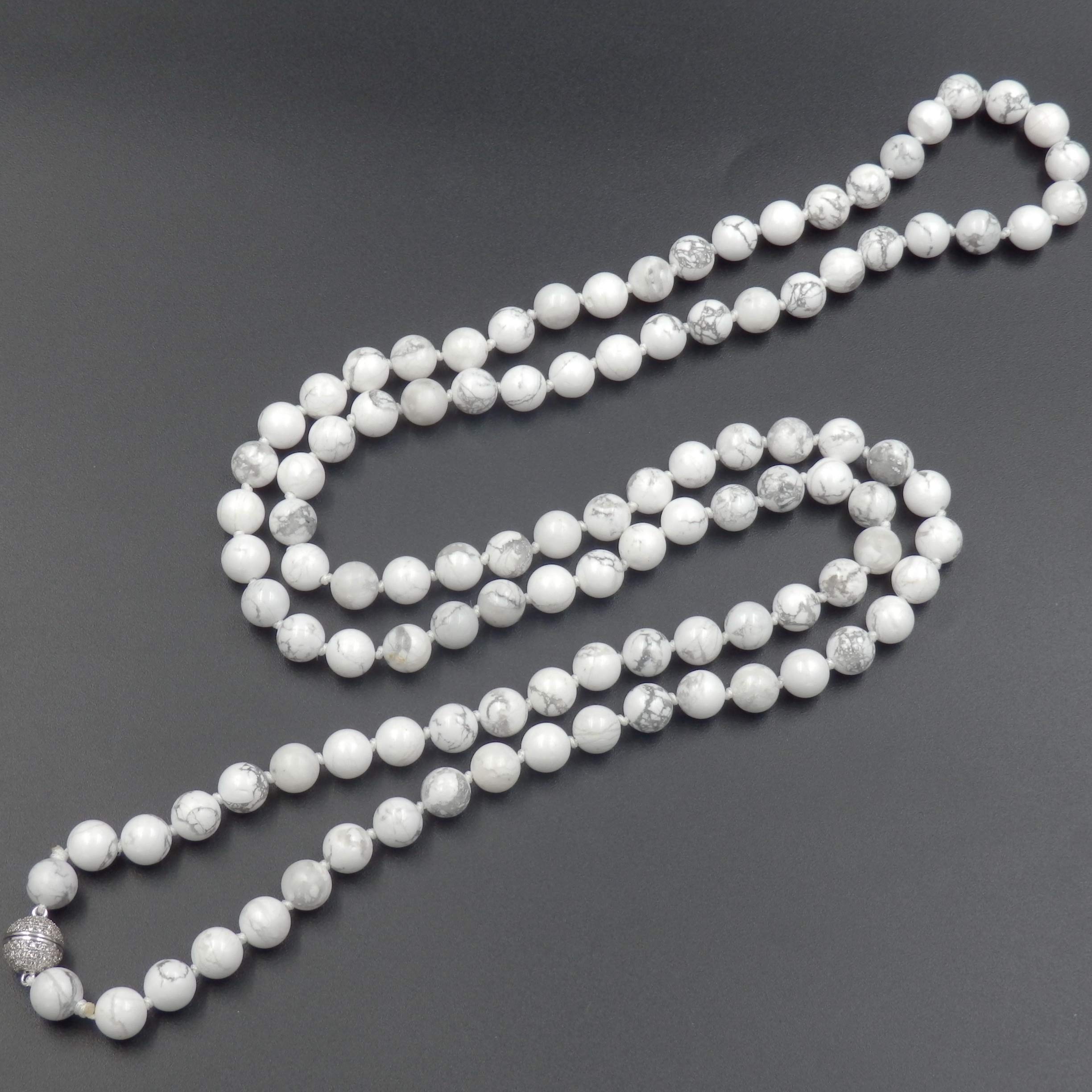 Authentic Mala Beads Necklace for Women & Men - Buddhist Prayer Beads Bracelet for Meditation, Yoga & Spiritual Healing | Handmade Gemstone Jewelry Gift