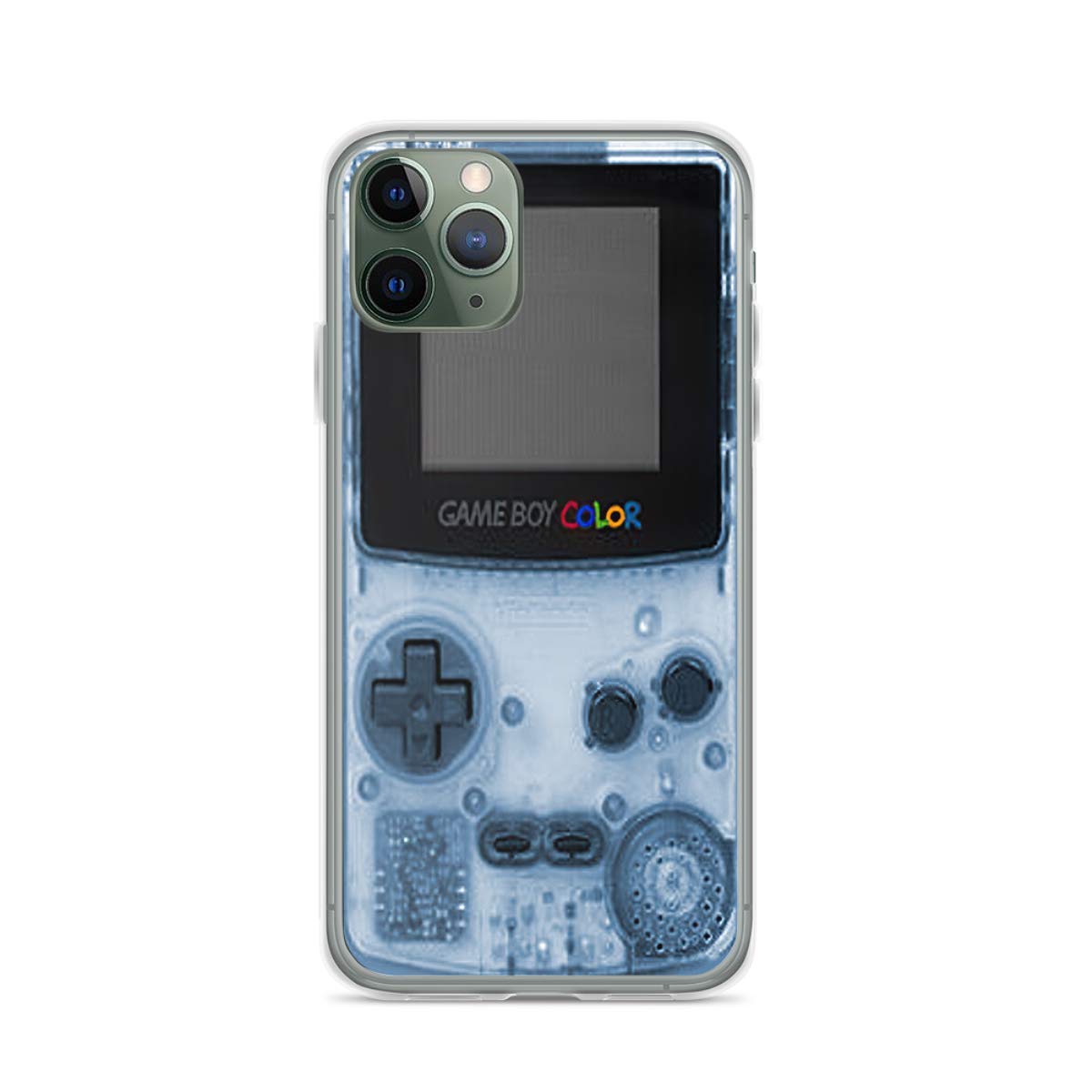 Retro Gameboy Blue Phone Case Compatible with iPhone 6/6s/7/8/X/XS/XR/11 Pro Max/SE 2020 & Samsung Galaxy - Shockproof Drop Protection - Perfect for Gaming Enthusiasts and Vintage Lovers