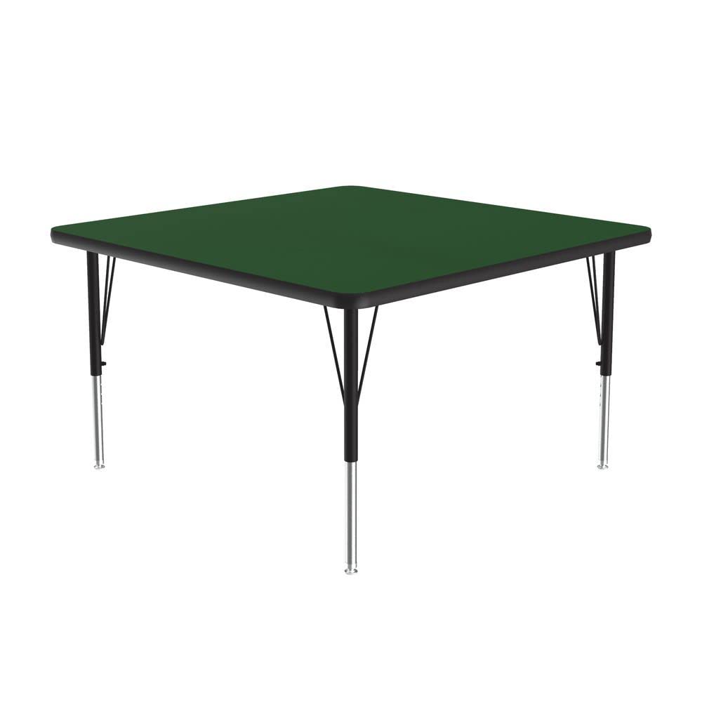 Adjustable 36x36 Inch Square Classroom Activity Table - 19