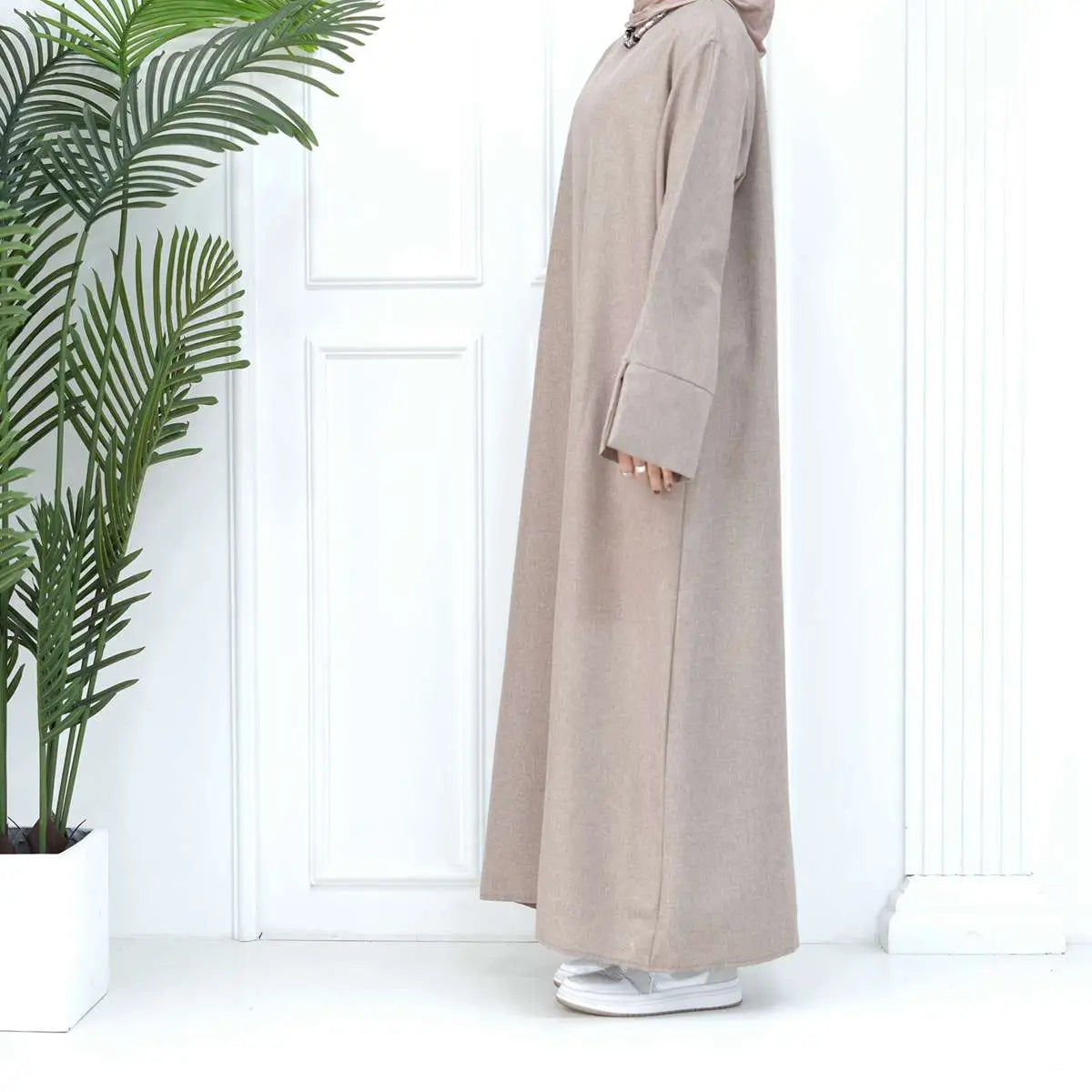Turkish Loose Abaya Dress for Women - Comfortable Daily Wear Islamic Modest Clothing for Prayer, Mosque & Casual Outfits