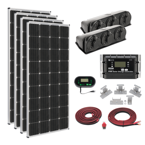 Zamp Solar 680W 4-Panel RV Solar Kit | Off-Grid Power for Camping, Boondocking & RV Living