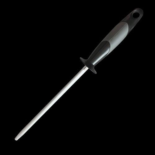 AccuSharp 032C 9-Inch Professional Knife Sharpening Steel Rod - Perfect for Kitchen Chefs, Butchers & Home Cooks | Honing & Edge Maintenance Tool for Knives, Scissors & Blades