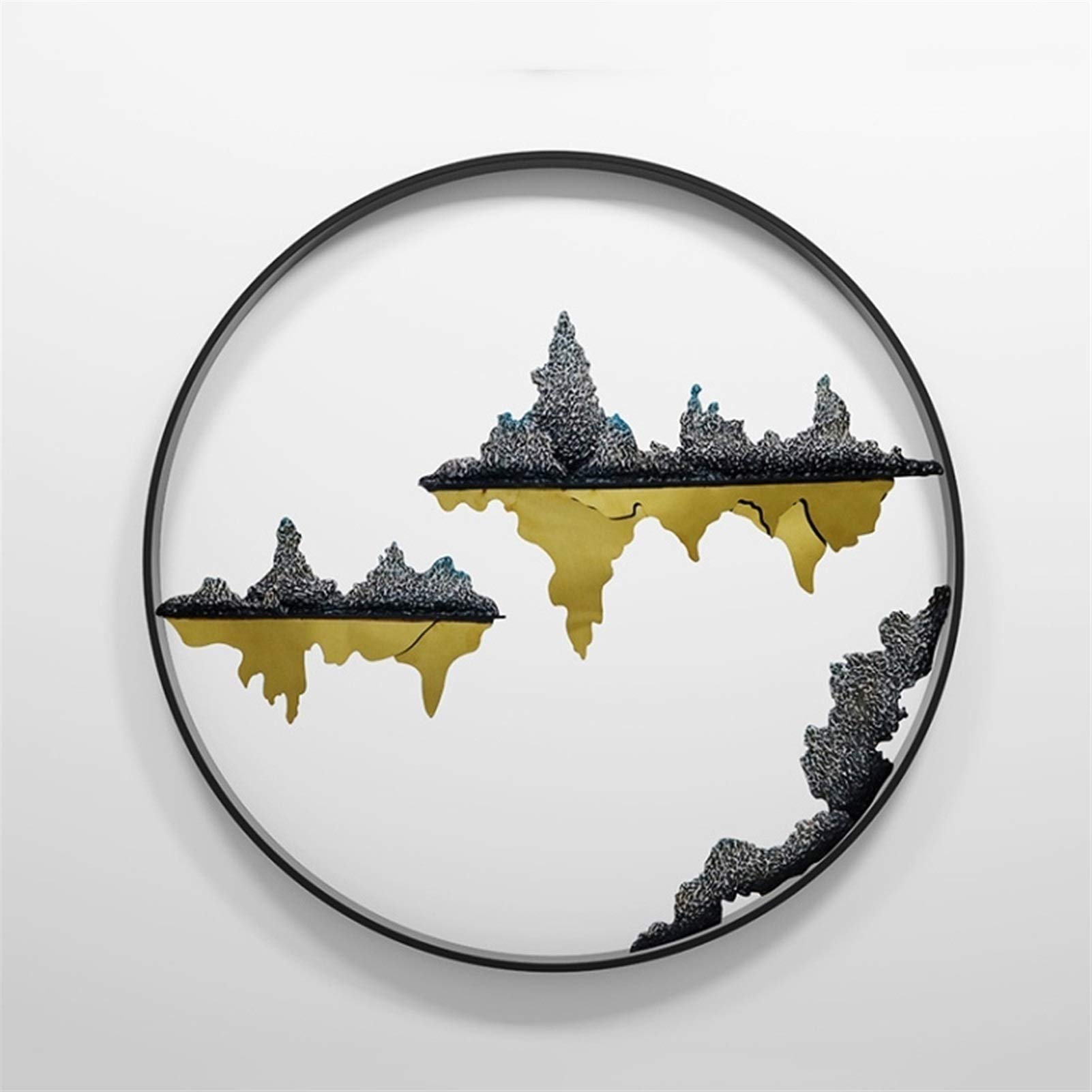 DFHH Iron Wall Art Hanging - Creative Metal Wall Decor for Entrance, Living Room & Sofa Background - Perfect for Home, Office & Model Room Decor