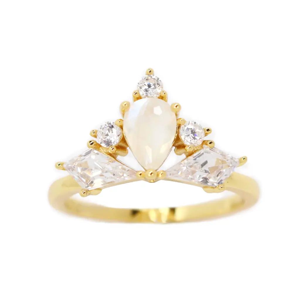 Lotus Flower Ring for Women - Elegant Floral Jewelry for Boho Style, Wedding, and Everyday Wear