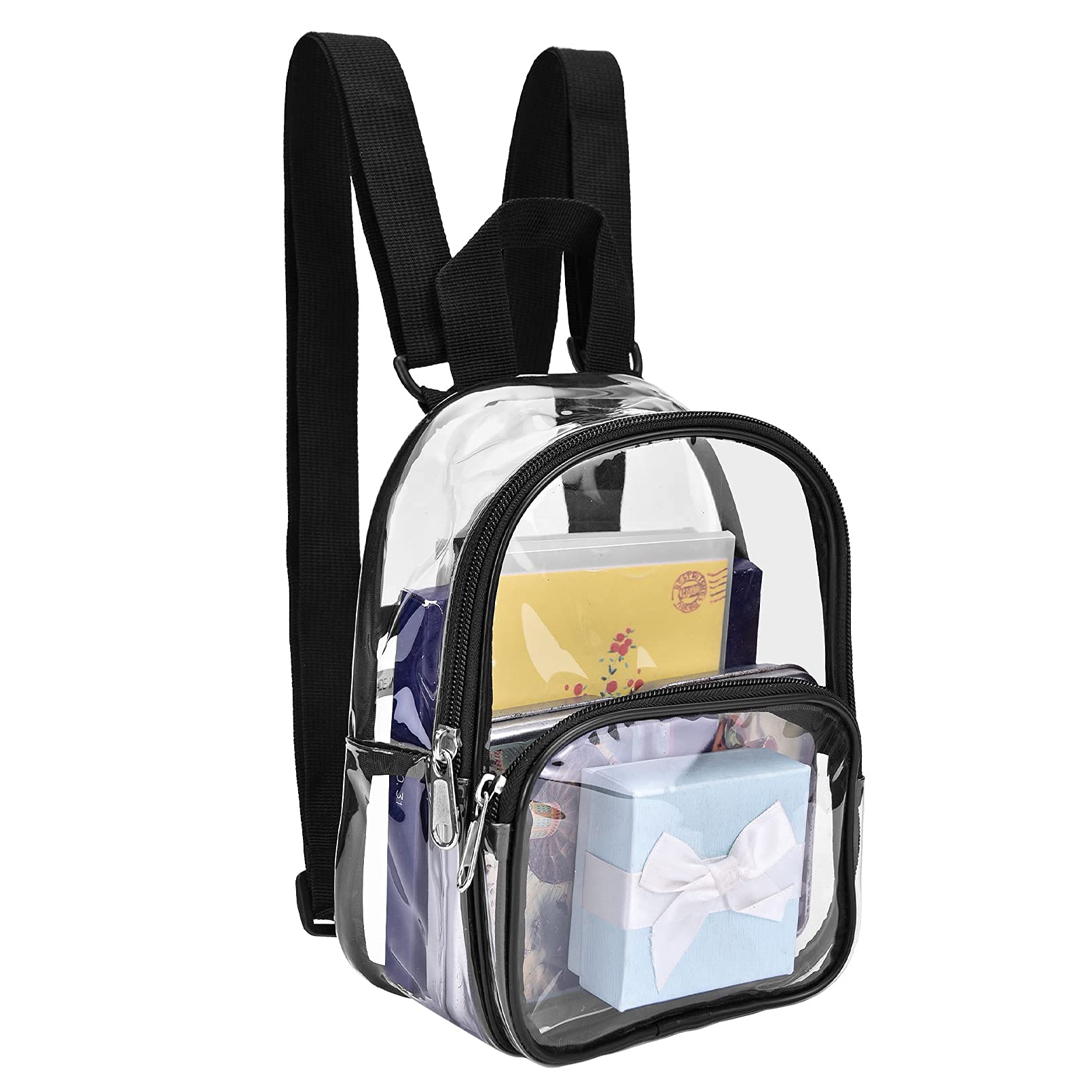USPECLARE Clear Mini Backpack for Women & Girls - 7.5