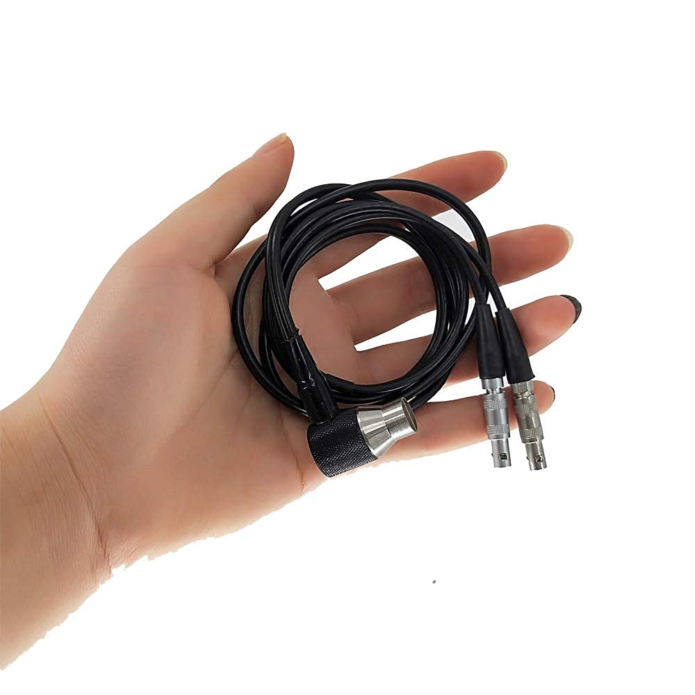 TM-8811 5MHz Φ8 Ultrasonic Thickness Gauge Replacement Probe Sensor (UTG-ST Standard) - Compatible with Thickness Testers & Industrial Measurement Devices | Ideal for Metal, Plastic & Pipe Wall Thickness Testing