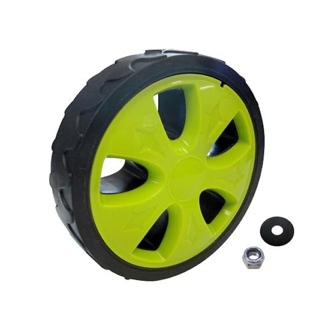 **Snow Joe ION16LM-RRWHEEL Sun Joe iON16LM/MJ402E Replacement Rear Wheel Assembly for Cordless Lawn Mower – Perfect for Easy Lawn Maintenance & Repair**