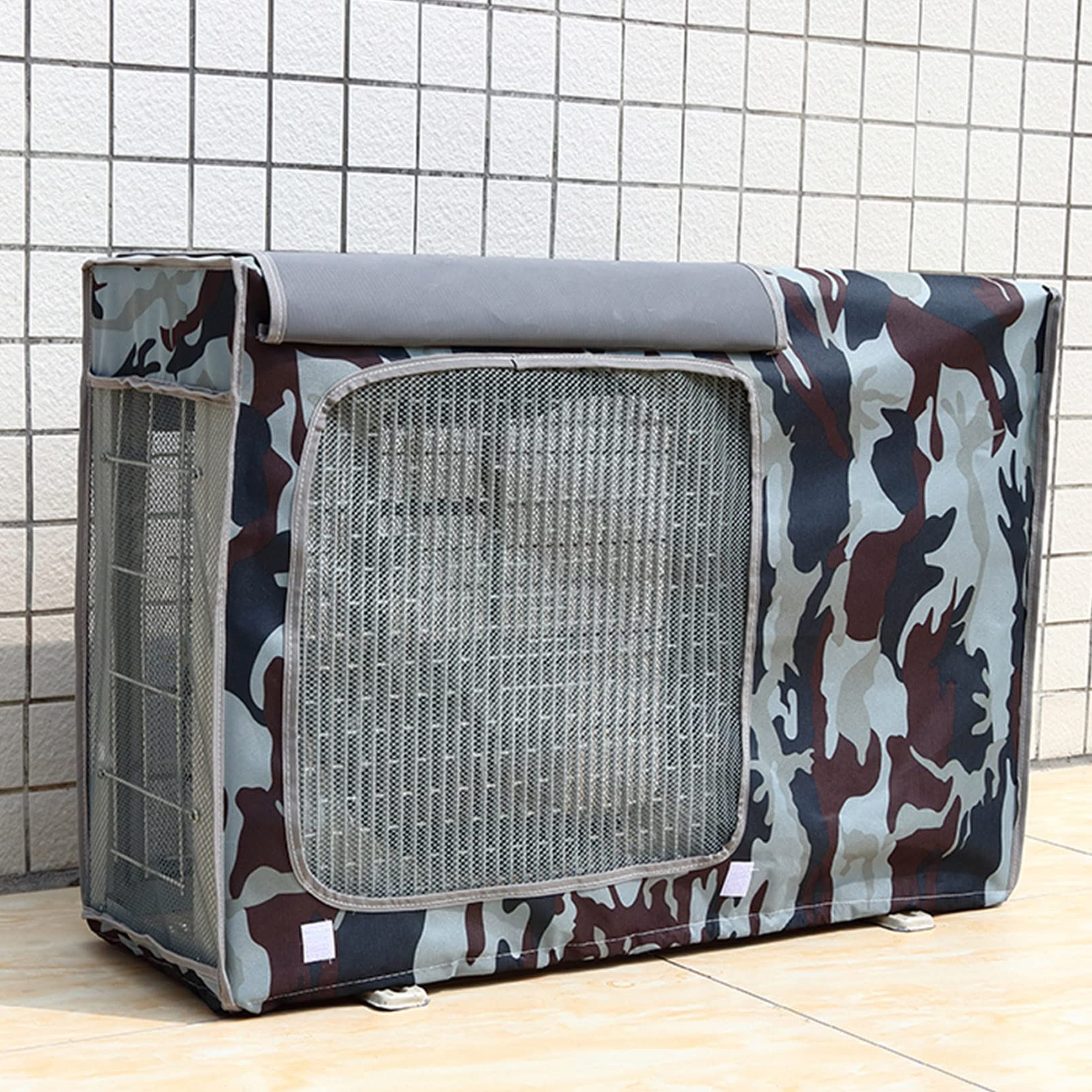 DEMAXIYA Outdoor Air Conditioner Cover - Waterproof & UV Protection AC Unit Cover for Window Units, Heavy Duty Oxford Fabric - Perfect for Winter Protection & Summer Sun Defense