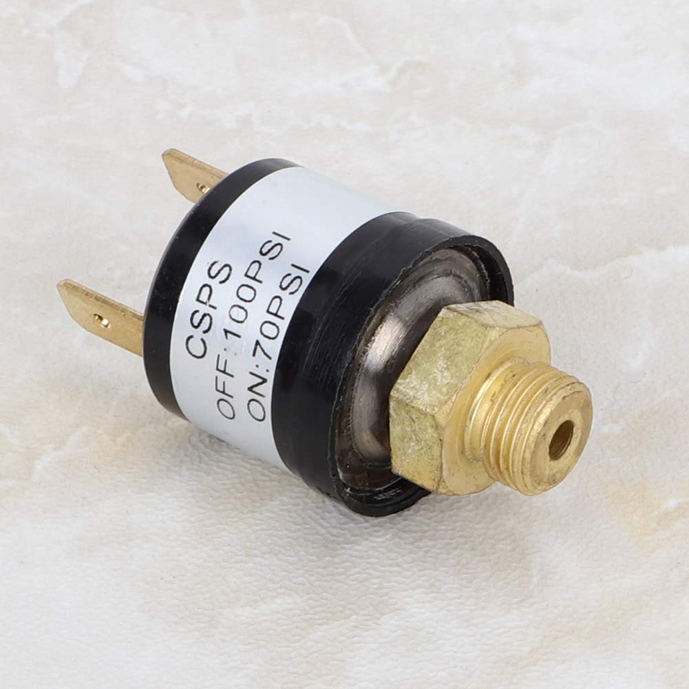 Automatic Air Compressor Pressure Control Switch Valve 70-100PSI - Stainless Steel Regulator for Car & Air Pump Systems - Perfect for Automotive Repair, Tire Inflation & Workshop Tools