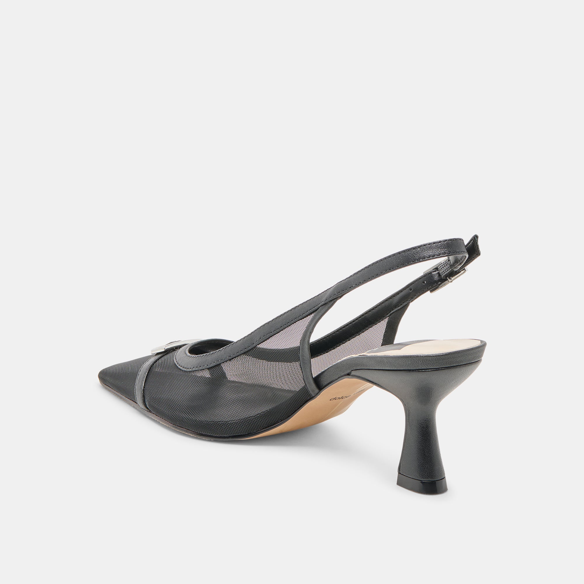 LORINE Women's Onyx Mesh High Heels - Stylish & Comfortable Dress Shoes for Parties, Weddings & Evening Events