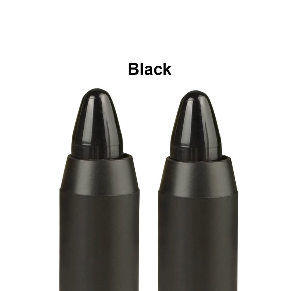 Non-Toxic Temporary Hair Chalk Dye - Professional Hair Color Crayon for Covering White Hair (2 Pack Black) | Perfect for Parties, Halloween & Creative Hairstyling