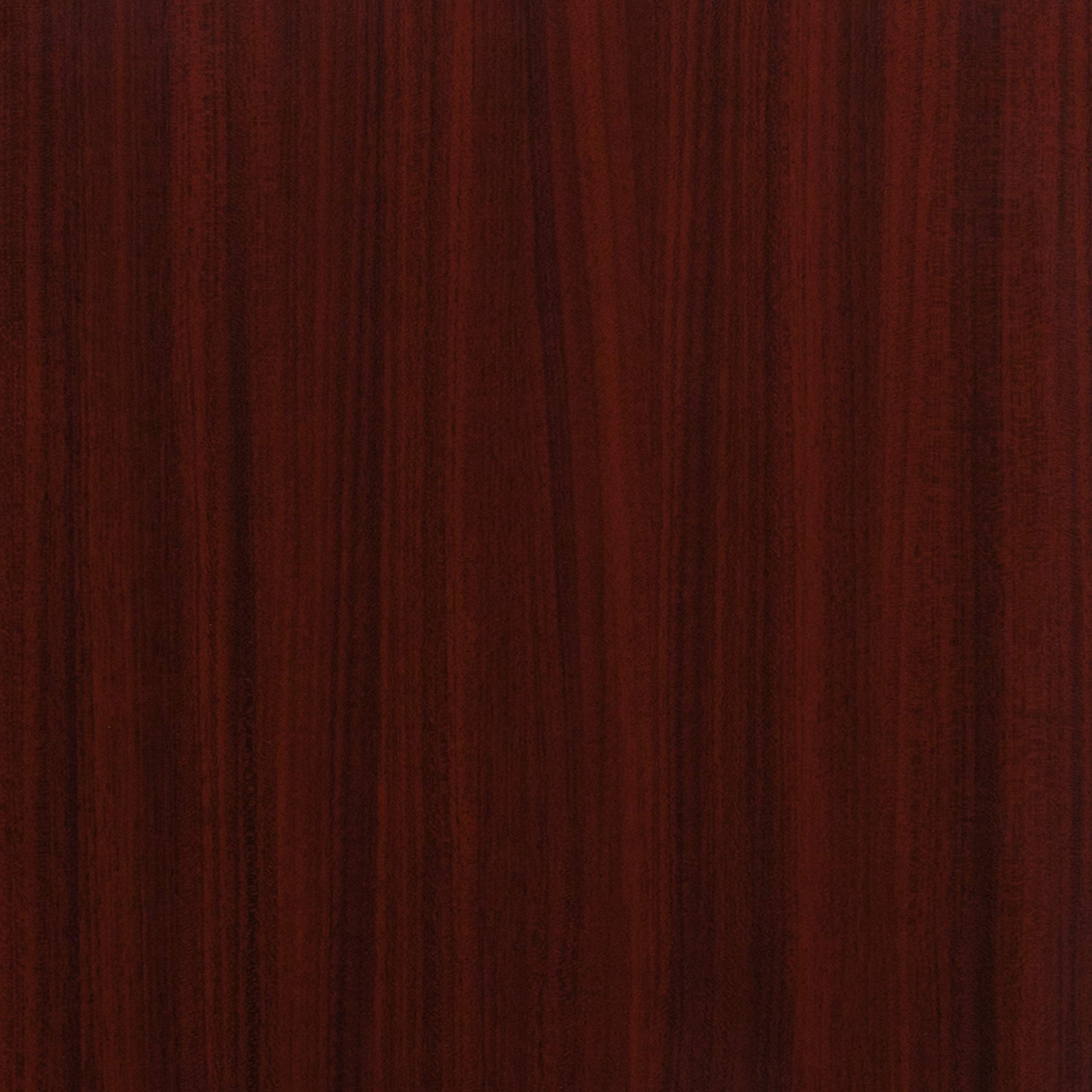 Flash Furniture Sony Laminate Wood Commercial-Grade Trash Can with Tray Top - Mahogany Restaurant Garbage Bin for Kitchen, Office & Public Spaces