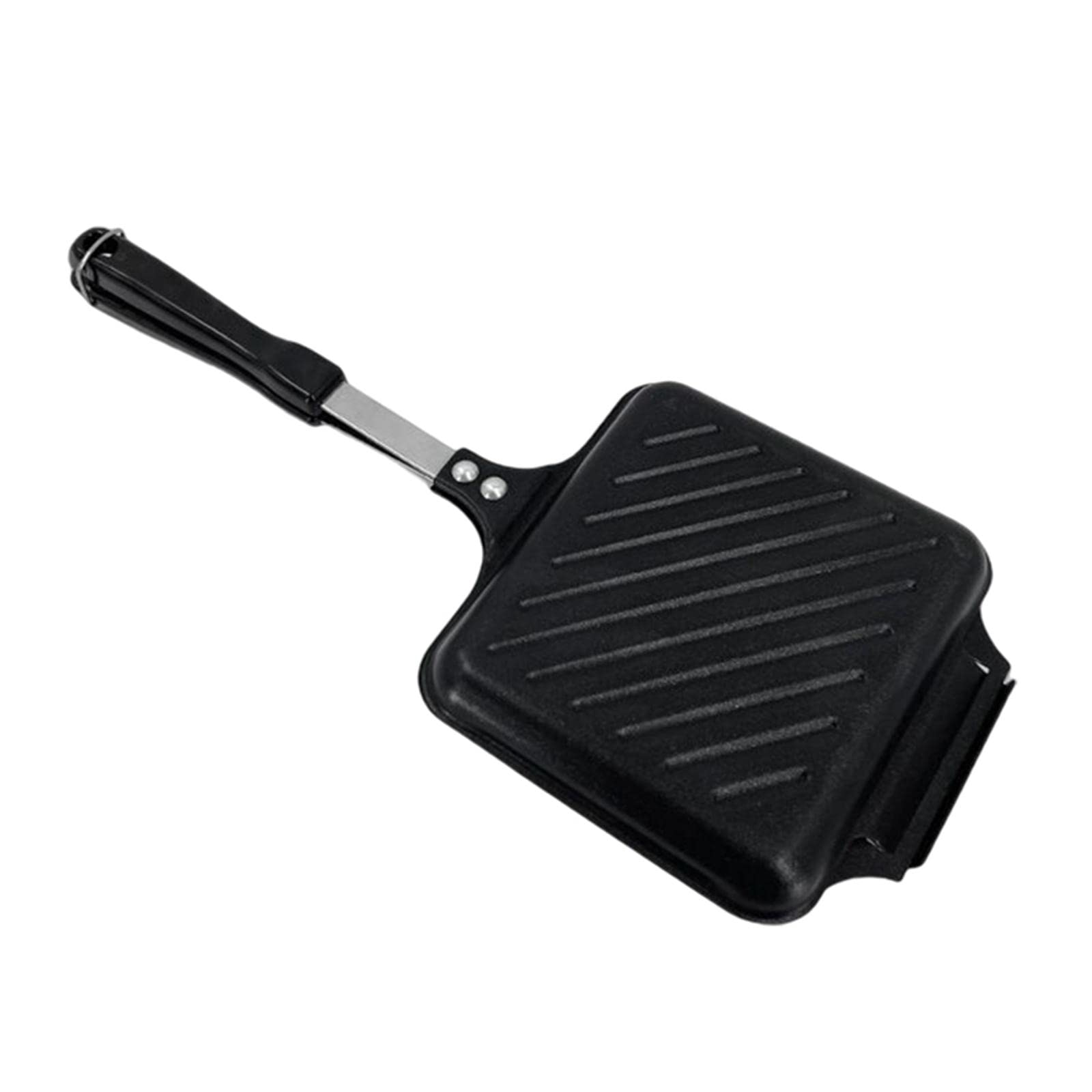 **Double-Sided Waffle Maker & Grill Pan - Portable Gas-Powered for Outdoor Camping, BBQ, Picnics & Home Breakfast**
