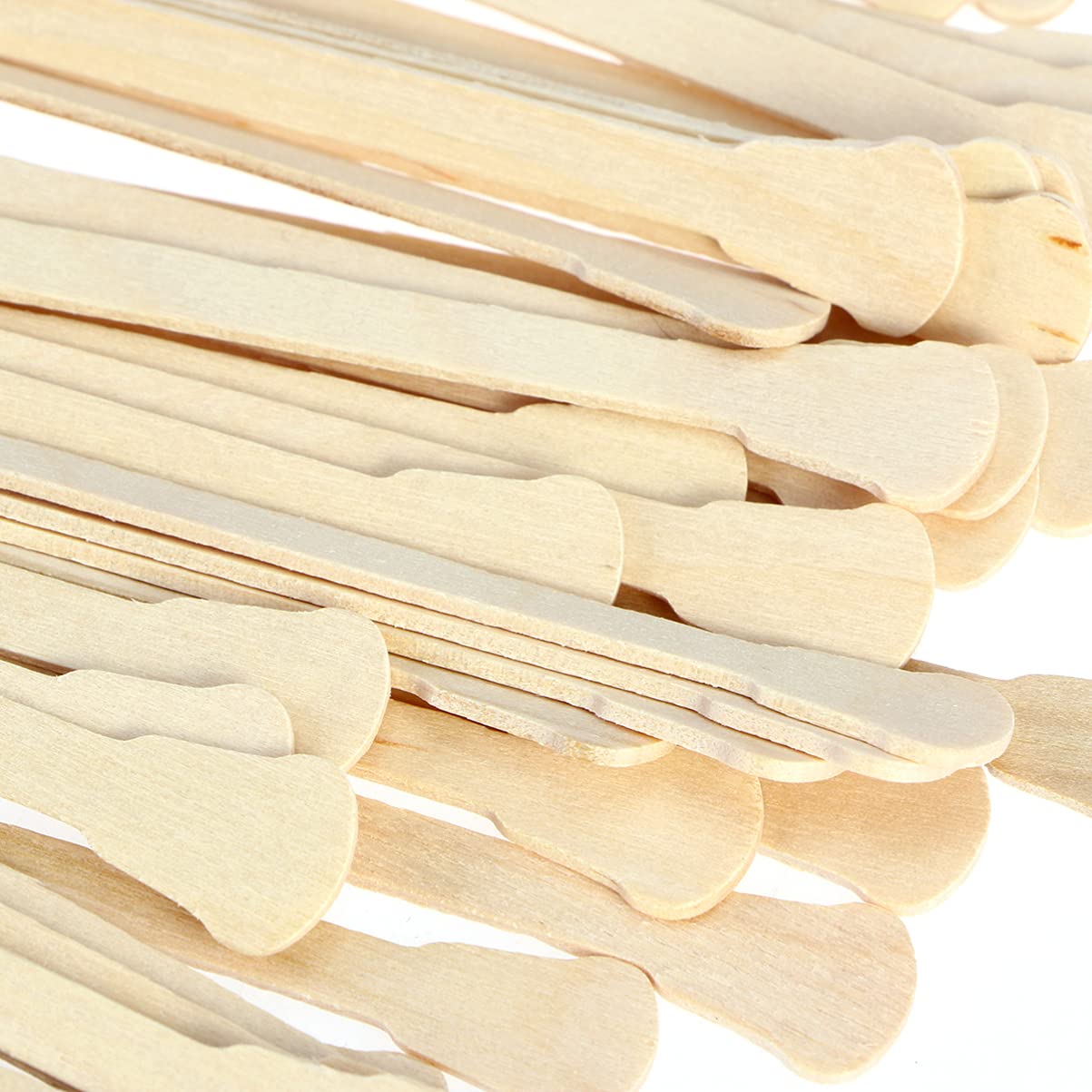 200PCS Waxing Spatulas - Professional Wooden Wax Applicators for Hair Removal, Eyebrow Shaping & Facial Waxing - Ideal for Salon, Spa & Home Use