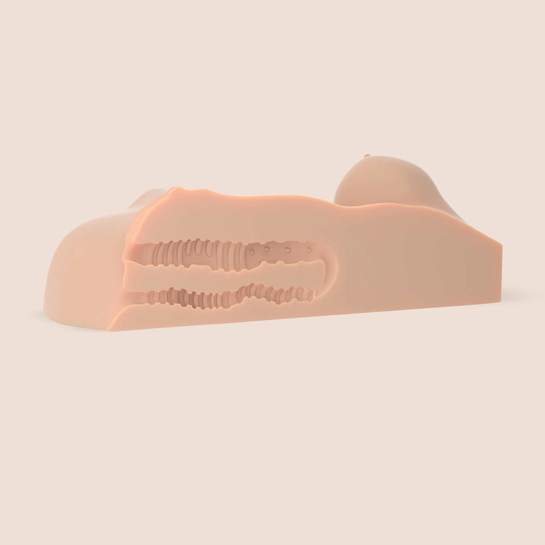 PDX Plus Perfect DD's Masturbator - Hyper Realistic Male Masturbation Toy for Enhanced Pleasure | Adult Sex Toy for Men | Perfect for Solo Play & Couples Fun