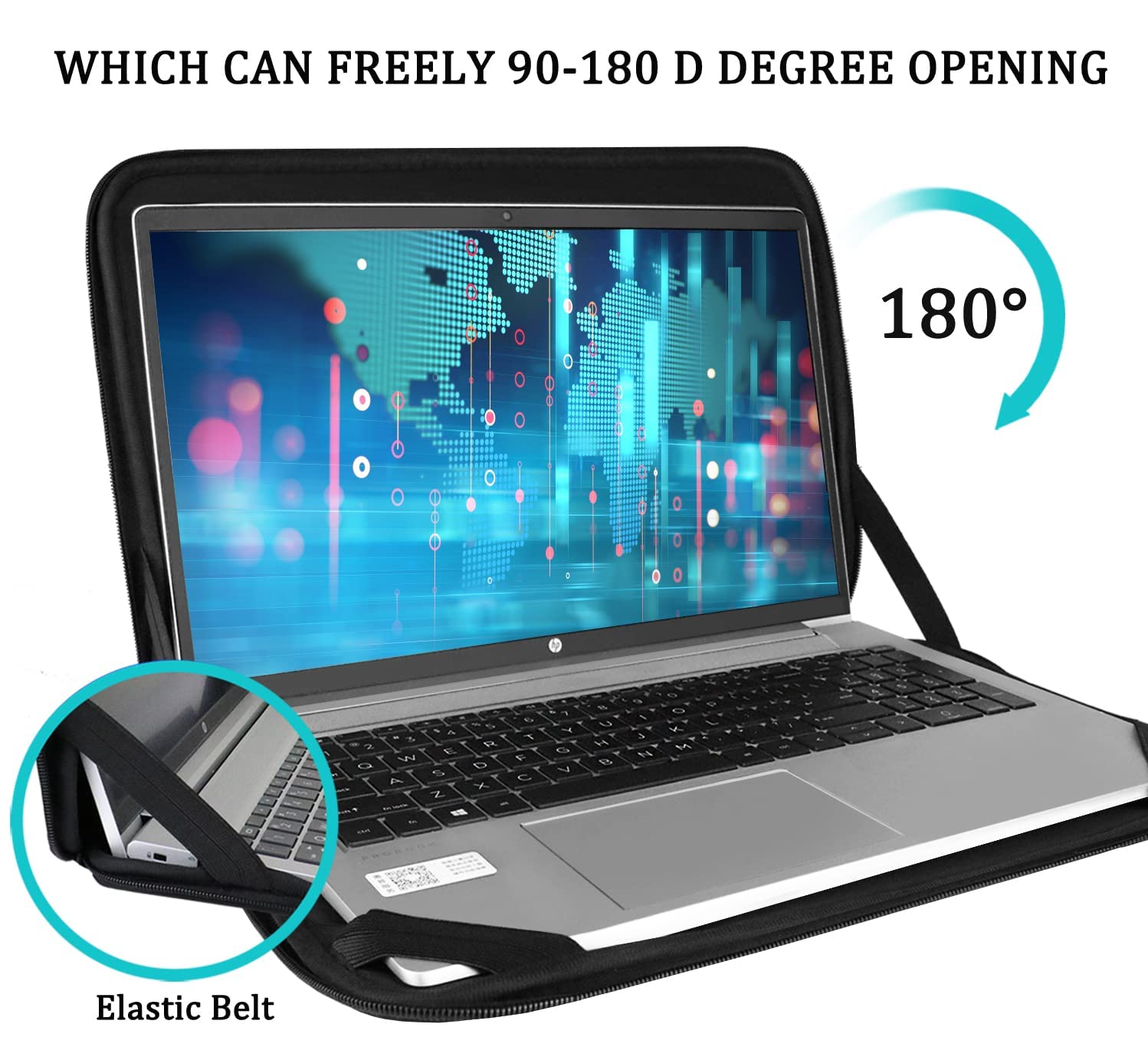 14 Inch Laptop Sleeve Case - Protective Soft Padded Durable Carrying Bag for 14