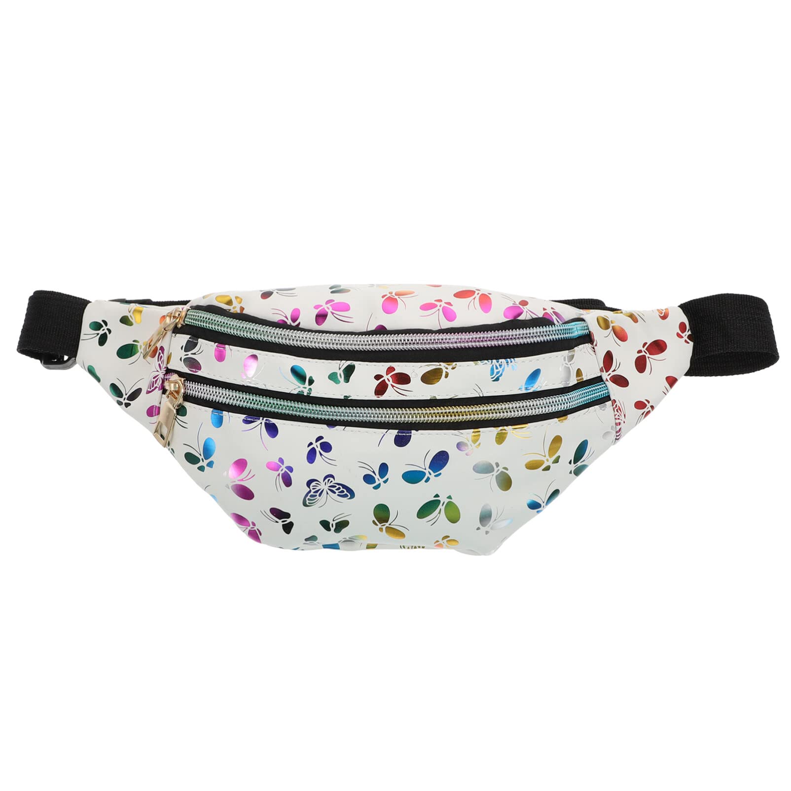 Stylish Waist Bag for Women & Men - Crossbody Shoulder Bag with Adjustable Strap - Trendy Decorative Fanny Pack (White) - Perfect for Travel, Hiking, Shopping & Daily Use