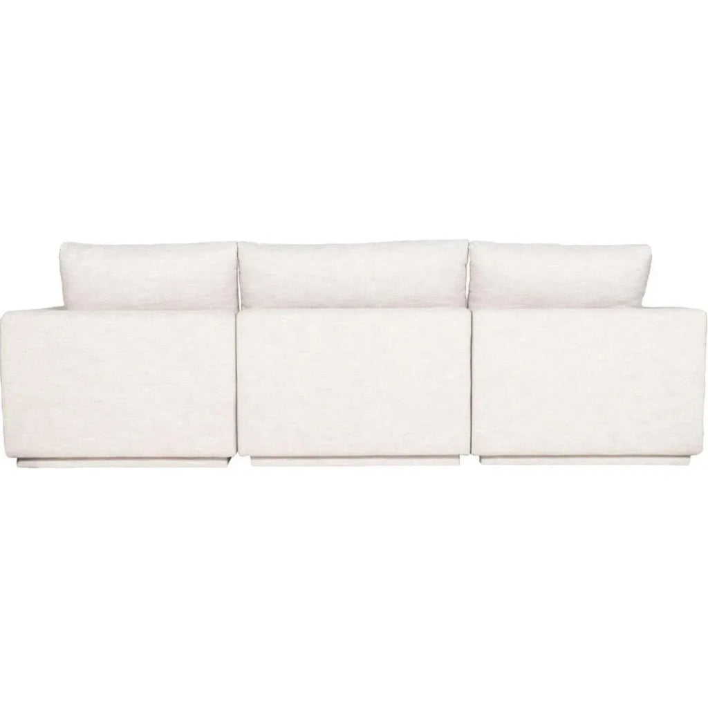 5-Piece Taupe Fabric Modular Sectional Sofa Set - Classic L-Shaped Design for Living Room, Lounge & Home Theater Comfort