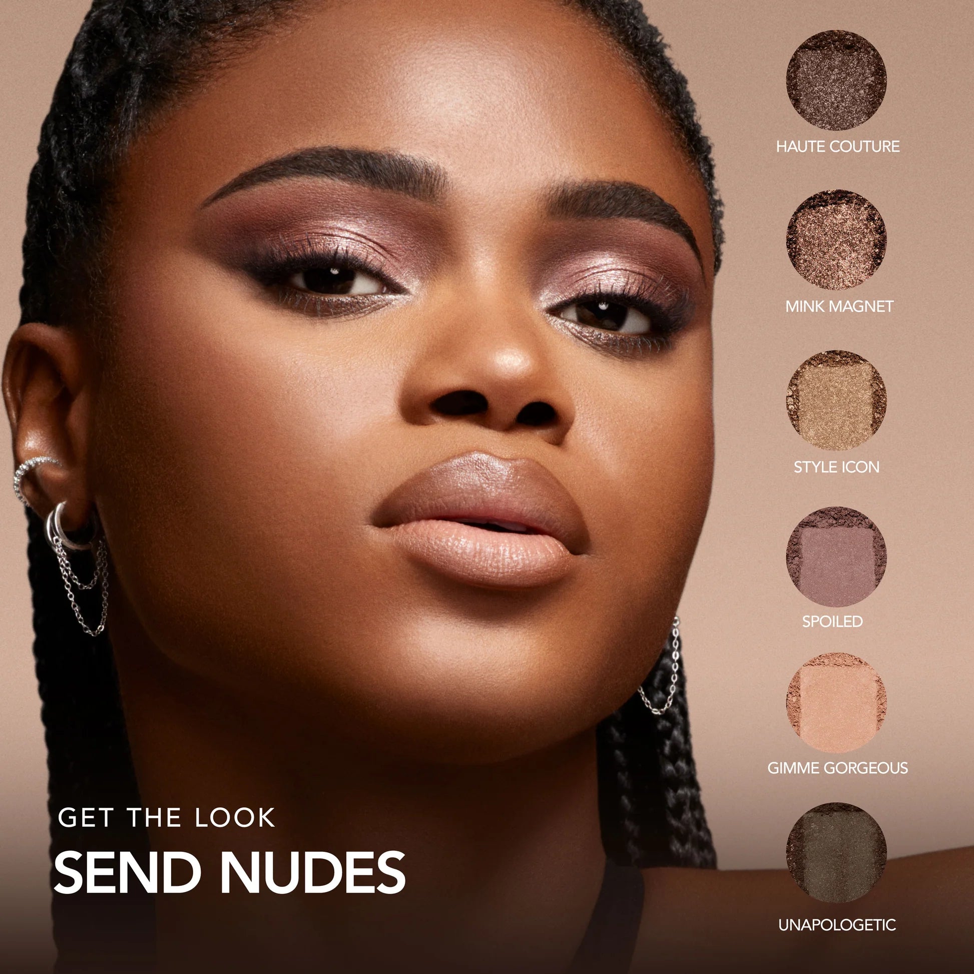 Forever Babe Iconic Nudes Eyeshadow Palette - 18 Neutral Matte & Shimmer Shades for Everyday Makeup | Perfect for Day to Night Looks, Bridal & Professional Makeup