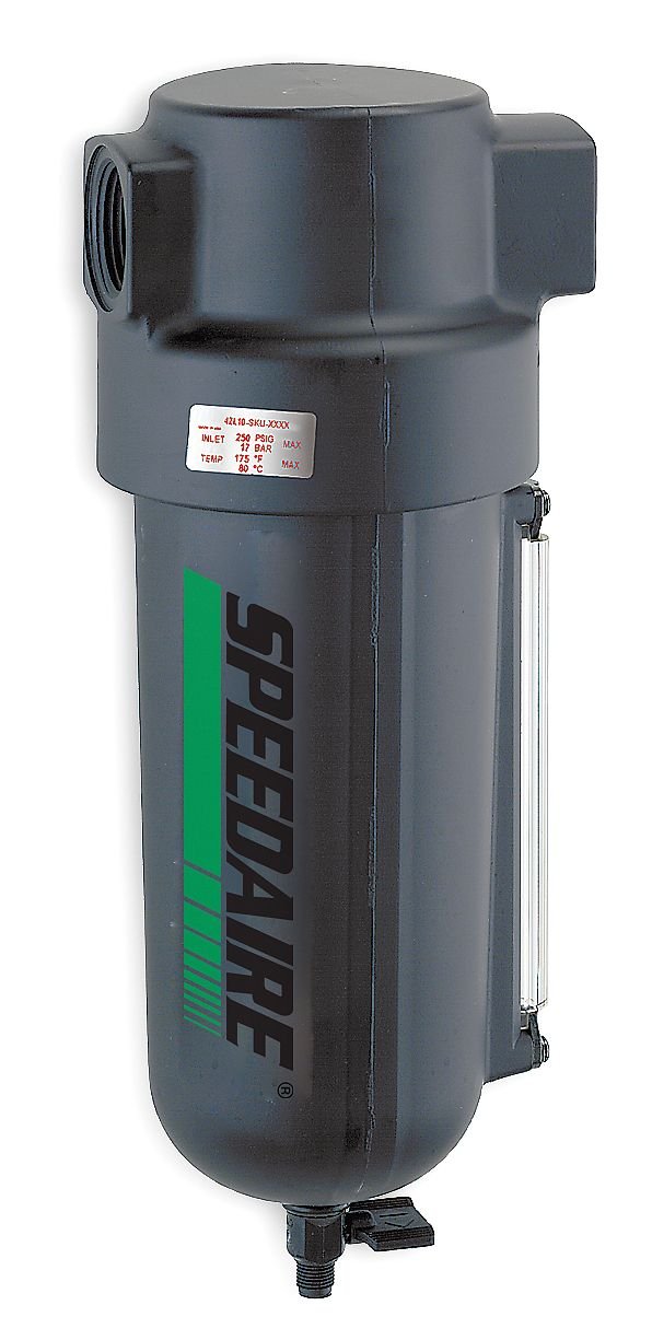 High Pressure Compressed Air Filter - 250 PSI, 4.75 Inch Wide for Industrial & Automotive Air Tools - Perfect for Painting, Sandblasting & Pneumatic Systems