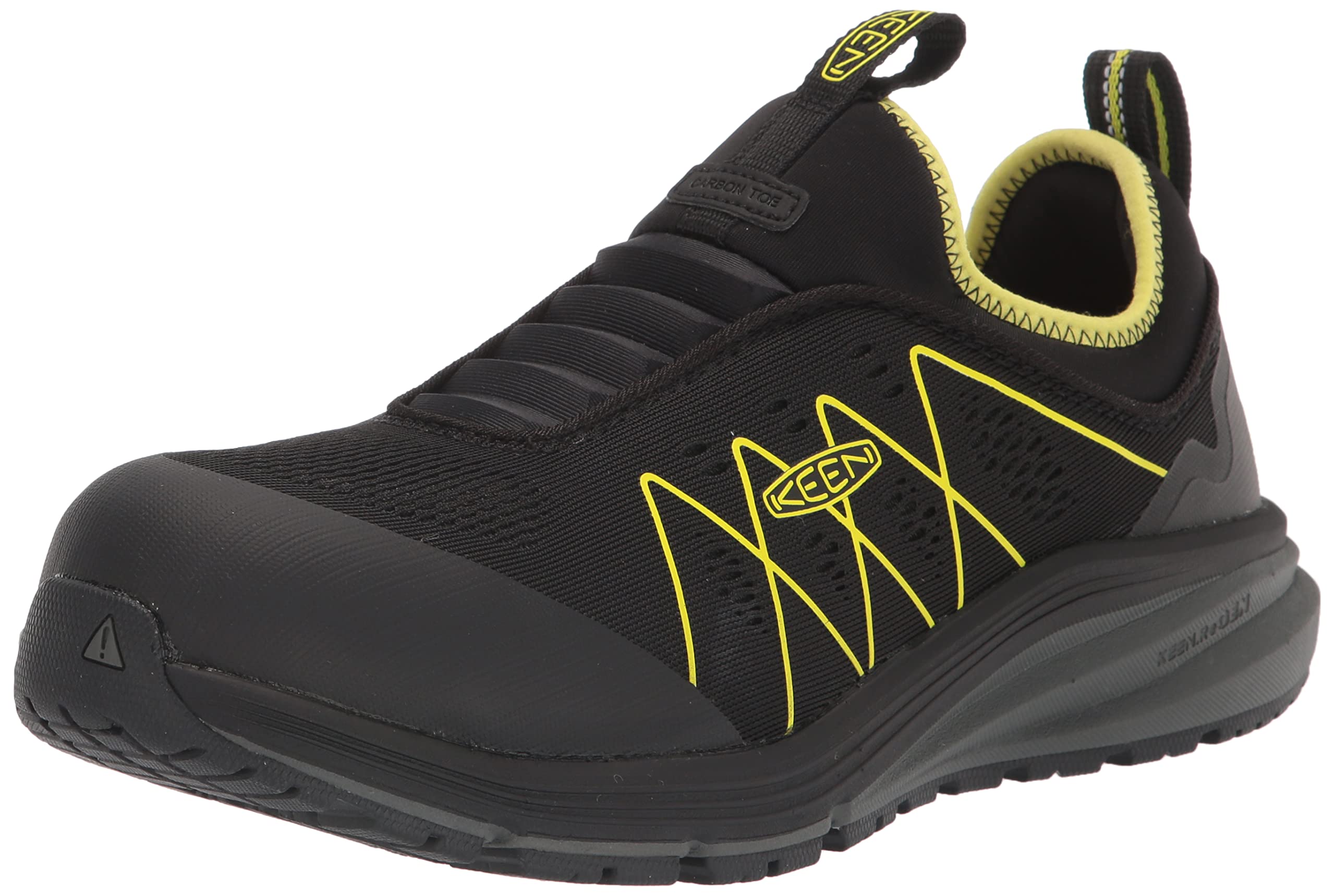 KEEN Utility Men's Vista Energy Low Height Composite Toe Slip-On Work Shoes - Lightweight & Comfortable for Construction, Warehouse & Industrial Safety Work