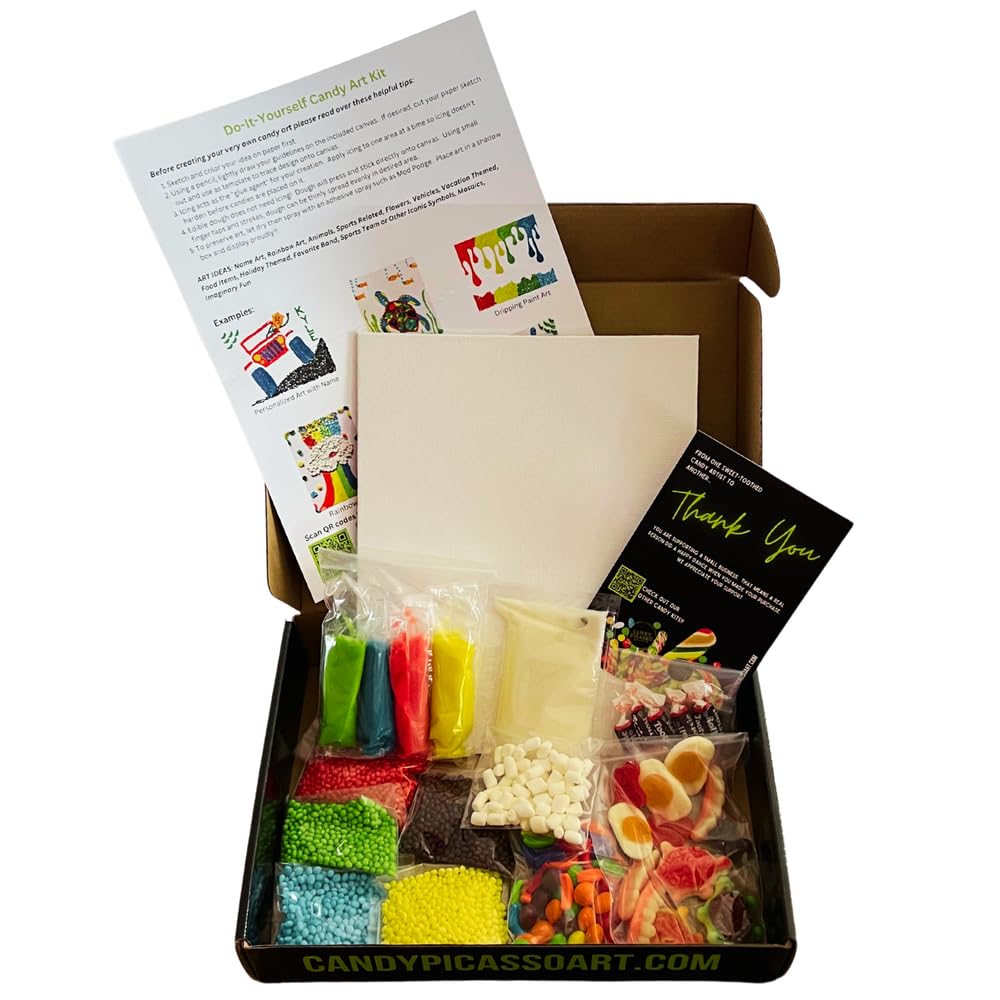 DIY Candy Art Kit - Create Your Own Sweet Masterpieces for Kids & Adults | Fun Birthday Party Activity & Creative Gift Idea