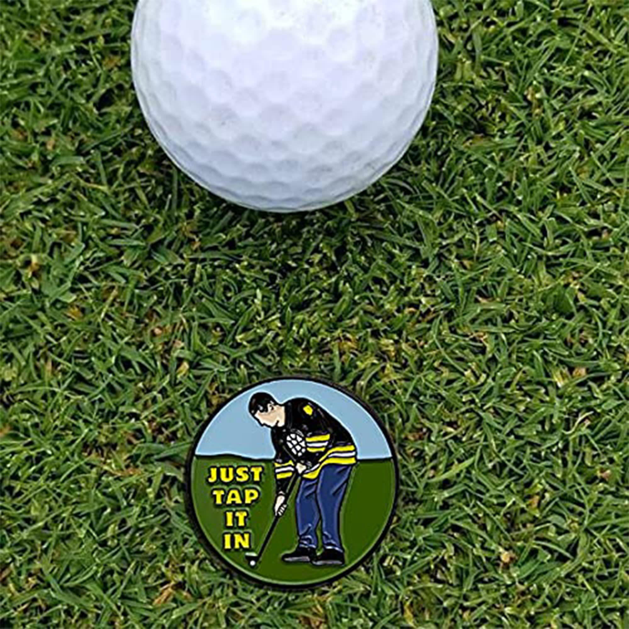 Magnetic Golf Ball Marker & Hat Clip - Funny Golf Accessories for Men - Perfect Golf Gifts for Golf Lovers - Ideal for Golf Course, Driving Range & Tournament Play