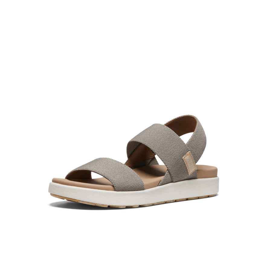Women's Elle Backstrap Sandal - Comfortable Brindle/Birch Strappy Sandals for Summer | Beach, Vacation & Casual Outings