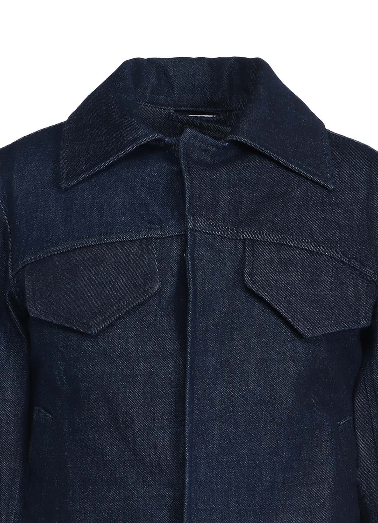 12OZ Denim Back Cutout Short Jacket for Women - Stylish Distressed Denim Jacket with Unique Back Design - Perfect for Casual Outfits, Layering, and Streetwear Fashion