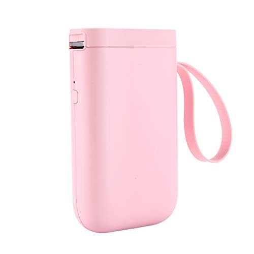 NiiMbot D11 Pink Thermal Label Printer - 1 Free Roll Tape Included, USB Rechargeable, Half Inch Label Maker for Home Office & Business Organization - Compatible with Android & iOS - Perfect for Shipping Labels, Pantry Organization & Gift Wrapping