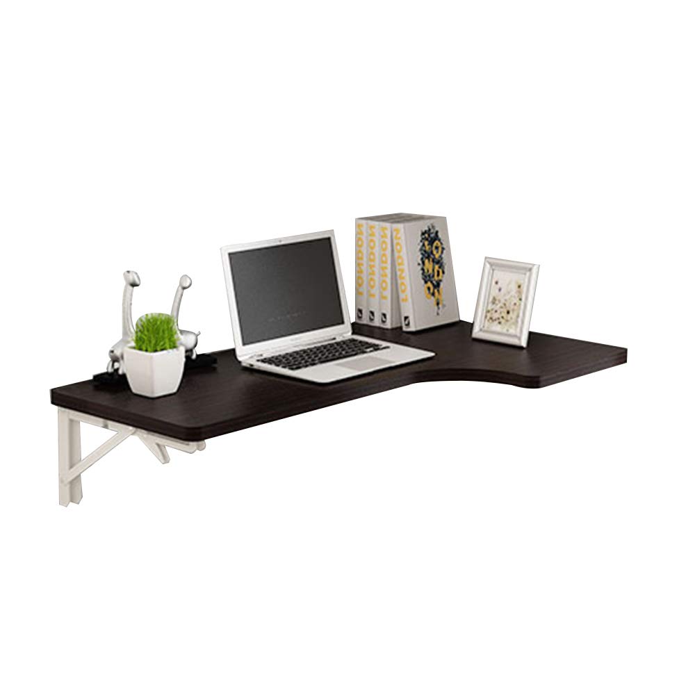 Solid Wood Folding Coffee Table with Drop-Leaf Design - Wall Mounted Dining Table, Computer Desk - 5 Size Options (80x60x35cm) for Small Spaces, Apartments & Home Office Use