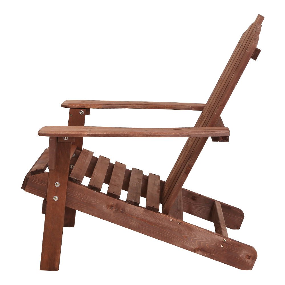 **Adirondack Outdoor Chairs - Solid Wood Beach & Patio Furniture for Garden, Backyard, or Poolside Relaxation**    (场景补充: Perfect for beach vacations, lakeside lounging, or backyard BBQs)