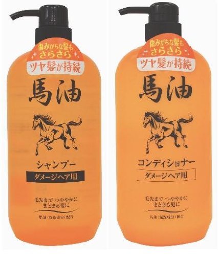 Horse Oil Shampoo & Conditioner Set - 1000ml Each for Deep Hydration & Hair Repair | Ideal for Dry, Damaged Hair & Scalp Care