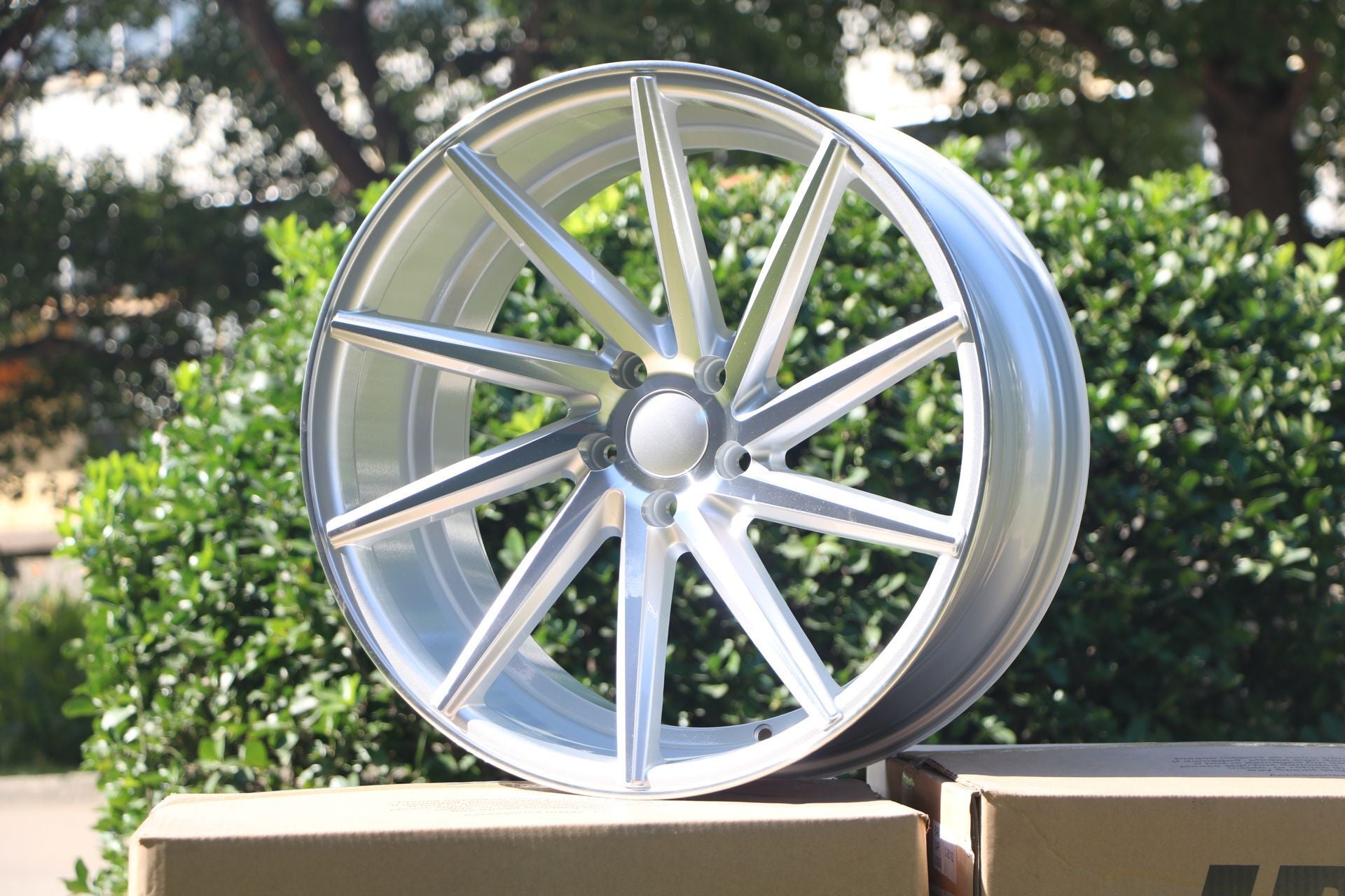 19-Inch Swirl Style Alloy Wheels - Premium Car Rims for Sedans & SUVs - Enhance Your Vehicle's Style & Performance for Street Driving & Car Shows