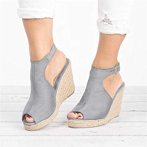 Grey-sandals Women Dressy Summer