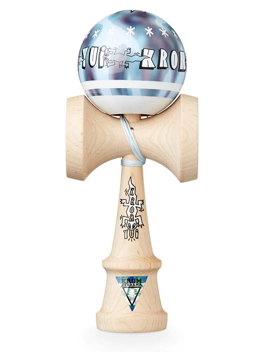 Krom Yui Signature Kendama - Professional Wooden Skill Toy for Beginners & Advanced Players - Perfect for Juggling, Tricks & Hand-Eye Coordination Practice