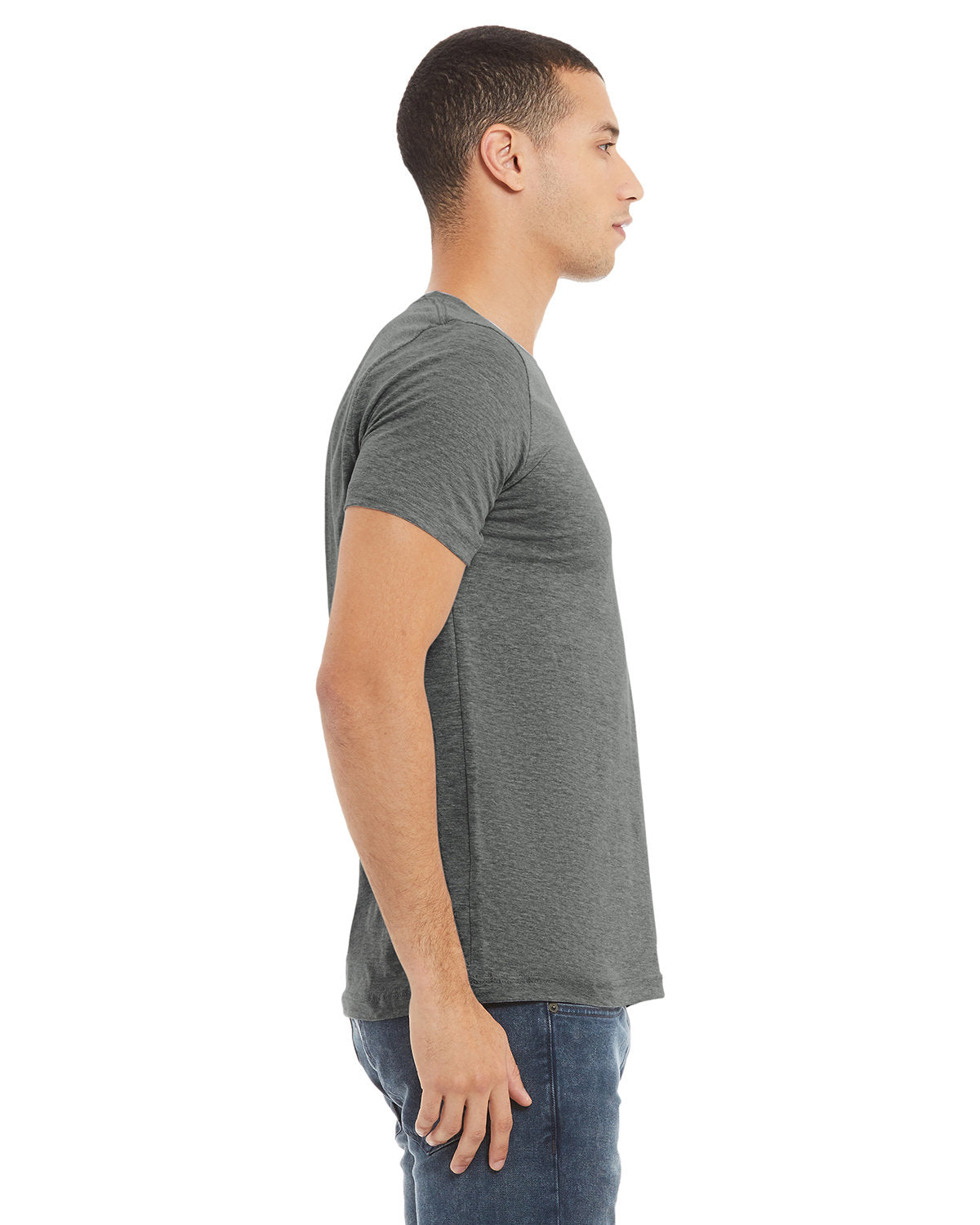 Bella + Canvas 3001CVC Unisex Heather CVC Crew Neck T-Shirt - Soft Cotton Blend Tee for Men & Women - Perfect for Casual Wear, Screen Printing & Everyday Outfits