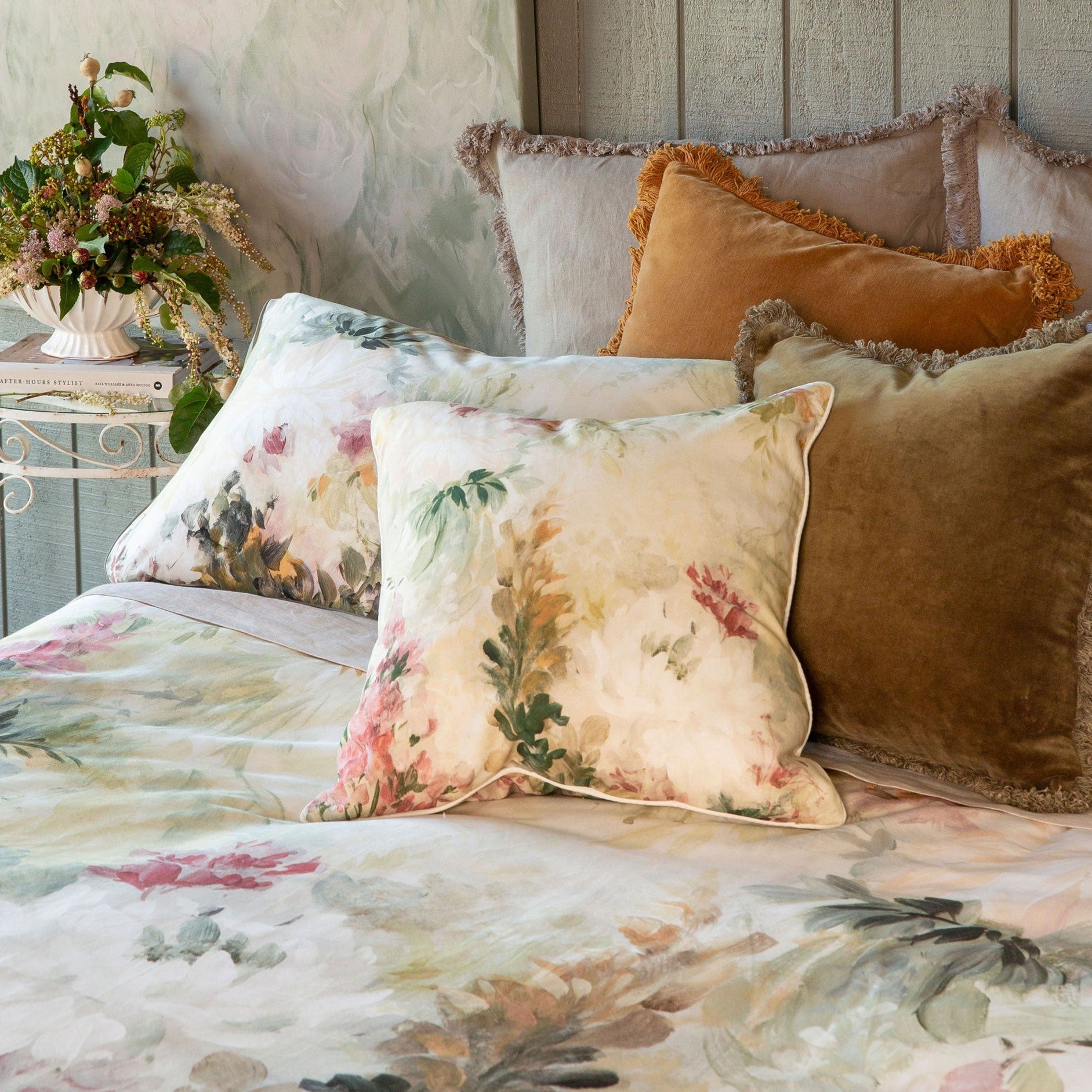MM Linen Giverny Quilt Cover Set - Premium Cotton Bedding for a Cozy & Stylish Bedroom Retreat
