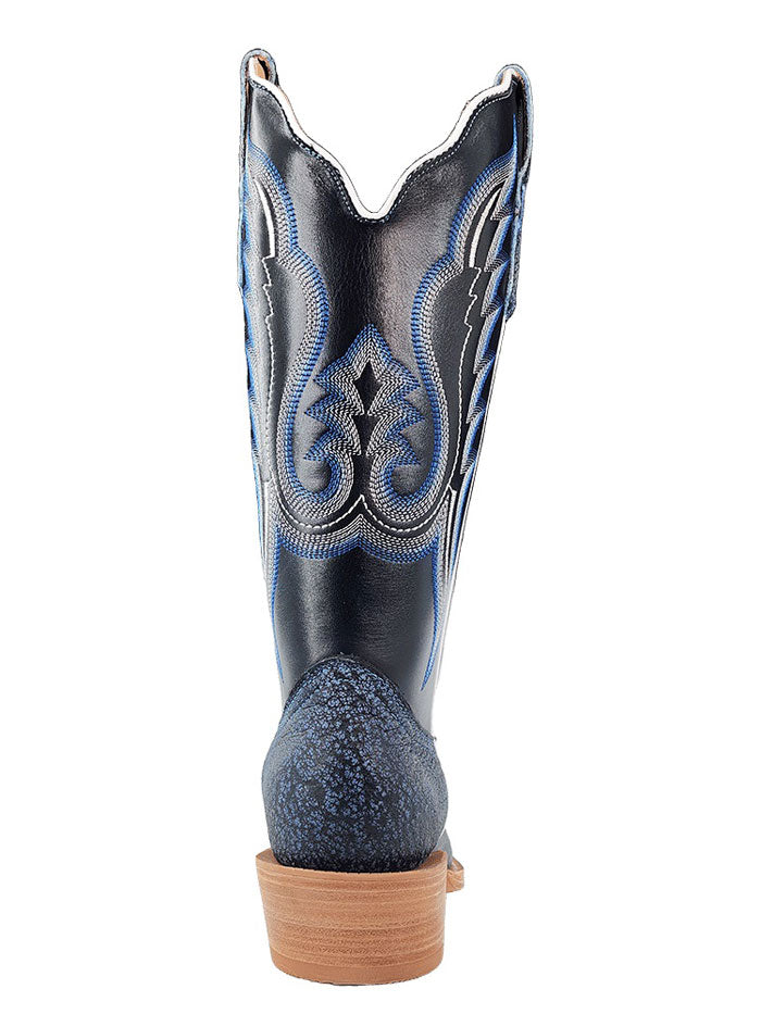 R.Watson RWL7103 Women's Cape Buffalo Western Boots in Midnight Blue - Perfect for Cowgirl Fashion, Country Rodeos & Western Style Outfits