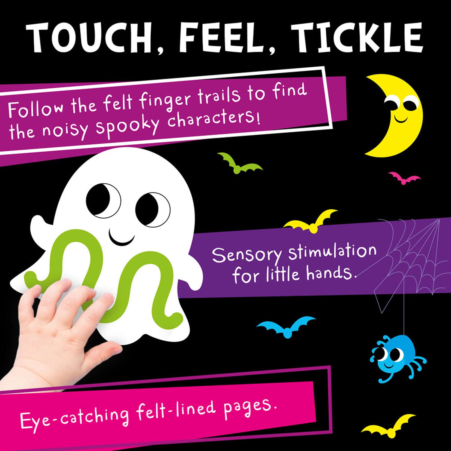 Can You Tickle a Ghost? Interactive Touch & Feel Book for Kids – Fun Halloween Sensory Play & Spooky Storytime